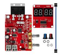 Máquina soldadora de puntos, placa de control de tiempo, pantalla digital de corriente, 40 A/100 A, equipo de soldadura de puntos, soldadura de láminas