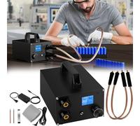 Máquina Soldadura Por Puntos, Máquina Soldadura Por Puntos Batería LCD Máquina Soldadura Por Puntos Condensador Dual Farad 3000f 25 Engranajes Ajustables Tira Níquel 0,1-0,3MM Pedal Automático Modo