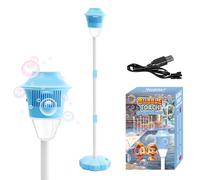 Máquina Sopladora De Burbujas: Antorcha Automática De Burbujas con Música De Luces, Juguete para Fiestas En El Jardín Al Aire Libre, Fabricante Automático De Burbjas, Máquina Sopladora De Burbjas Co