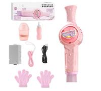 Máquina sopladora de Burbujas - Fabricante eléctrico de burbujs para Exteriores, Juguete de burbujs Interactivo portátil Recargable | Máquina Continua de Burbujas de Espuma para niños, Adultos, favo