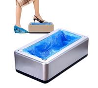 Máquina Sutomática For Cubrir Zapatos, 200 Cubrezapatos Desechables, Antideslizante E Impermeable, Dispensador Automático Portátil De Botas, FácilDeUsar Para Casa Oficina Fábrica Lab(Silver)