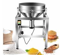 MáQuina Tamizadora De Polvo AutomáTica Tamiz vibratorio eléctrico automático de acero inoxidable para harina, para uso industrial y doméstico, con doble malla.