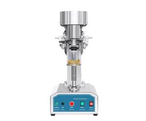 Máquina taponadora automática de latas, sellador eléctrico con interruptor de pie para latas redondas, altura ajustable de 39 a 200 mm para uso comercial