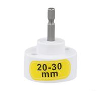 Máquina taponadora de botellas eléctrica de mano con adaptador de taladro de vástago hexagonal de 1/4 pulgadas para herramienta de sellado de plástico blanco de 10-50 mm para uso doméstico y taller