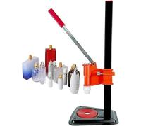 Máquina taponadora de perfume, herramienta de tapado de prensa de acero inoxidable, dispositivo de sellado de botellas de perfume ajustable en altura