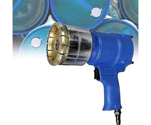 Máquina taponadora de tambor neumática ajustable, herramienta de sellado industrial para barriles de 200 L con entrada de aire de 1/4, sellado eficiente de barriles
