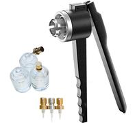 Máquina taponadora manual de botellas de pulverización, crimpadora de viales abatible de 20 mm, sellador de botellas de perfume de mano, taponadora y herramienta de crimpado para viales y botellas