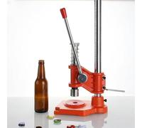 Máquina taponadora manual de cerveza, tapadora de botellas de alta eficiencia para elaborar refrescos caseros, altura ajustable, no necesita electricidad