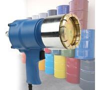 Máquina taponadora neumática de tambor de aceite, crimpadora de botellas eléctrica de mano de 200 L, diámetro opcional, resistencia ajustable, fuerza de tracción de 1200 libras, para embalaje de