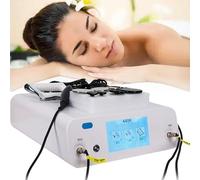 Máquina Tecarterapia 448k, Máquina Diatermia para Fisioterapia, Dispositivo Diatermia por Transferencia Energía RF Monopolar RES CET, con Sondas, Mangos y Placa Negativa