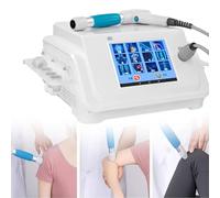 Máquina terapia ondas choque extracorpóreas, terapia E-D, máquina ESWT focal electromagnética para alivio dolor articular y muscular, no invasiva, indolora y sin efectos secundarios.