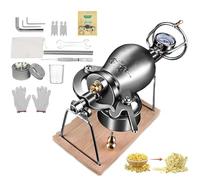 MáQuina Tradicional China Hacer Palomitas de Maíz, Mini Olla a Presión Antigua, Se Calienta Rápidamente, es Fácil de Limpiar, Ideal para Fiestas de Cumpleaños Familiares(Silver,300ml)