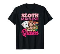 Máquina tragamonedas Queen Casino Gambling Poker Jugador Vegas Camiseta