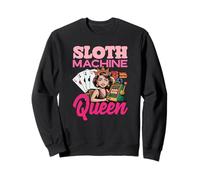 Máquina tragamonedas Queen Casino Gambling Poker Jugador Vegas Sudadera