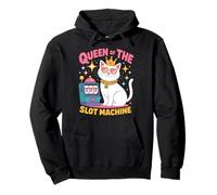 Máquina tragamonedas Queen Gambler Funny Casino Juegos de Azar Sudadera con Capucha