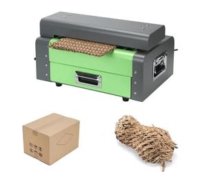 Máquina trituradora de cartón para cortar cajas corrugadas, corta hasta 6 mm de grosor, 325 mm de ancho para un embalaje eficiente y gestión de residuos