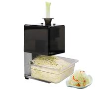 Máquina trituradora de cebolletas comercial, cortador eléctrico de verduras para cocina de restaurante, cortador automático de perejil con hoja de 4,5 mm