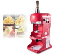 Máquina trituradora de hielo comercial de 350 W, trituradora eléctrica para hacer conos de nieve, máquina para raspar cubitos de hielo, máquina para raspar hielo comercial para cafeterías,Pink