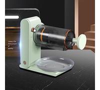Máquina trituradora de hielo eléctrica, máquina portátil para hacer conos de nieve con batería recargable y recipiente de acero inoxidable para batidos, hielo raspado, jugo de frutas, uso doméstico,