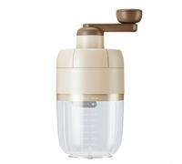 Máquina trituradora de hielo para uso doméstico, perfecta para los amantes de los batidos (beige)