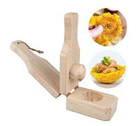 Máquina Trituradora de Plátanos, Máquina para Hacer Cestas de Plátano Profundas Reutilizables con Cordón Colgante para Hacer Tostones, Patacones, Triturar Alimentos
