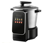 Máquina Trituradora Eléctrica de Ñame 6L, 900W Fabricante Automático de Fufu con Olla de Acero Inoxidable, Fácil de Limpiar para Amala y Banku