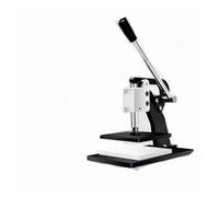 Máquina troqueladora eléctrica manual de 100 x 140 mm, prensa y punzonadora con placa de soporte libre Múltiples usos