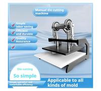 Máquina troqueladora manual de 200 x 250 mm, máquina troqueladora especializada, máquina cortadora de cuero for bricolaje, materiales hechos a mano Para bricolaje