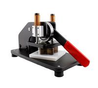 Máquina Troqueladora Manual, Troqueladora de Prensa Pequeña, Cuero DIY Hecho A Mano de 1T/10kN, Corte de Silicona, Prensa Manual y Troquelado, Negro