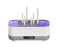 Máquina ultrasónica limpiadora - Dispositivo de limpieza de retenedor potente vibración para dentaduras postizas, joyas con pequeños accesorios, acción de limpieza profunda para un fácil uso en casa