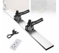 MáQuina Vibradora Para Acabado De HormigóN, Llana De HormigóN - Herramienta Para Cemento Con Raspador De Acero Inoxidable, Puerto De Carga/Banco De EnergíA,Black-withpowerbank