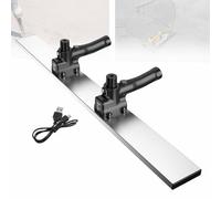 MáQuina Vibradora Para Acabado De HormigóN, Llana De HormigóN - Herramienta Para Cemento Con Raspador De Acero Inoxidable, Puerto De Carga/Banco De EnergíA,Black-withtype-Cchargingcable