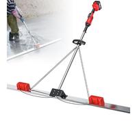 Máquina vibradora para soleras de hormigón, 3000-6000 RPM, 1,8 m/2 m de longitud, regla de 8 cm de ancho, ideal para construcción y decoración