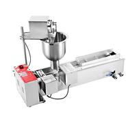 MáQuinaautomáTicaparahacer Donas Una,Freidora Digitalcomercialparadonas Con 3 TamañOs Moldes,Totalmente AutomáTico FáCil De Limpiar Y Mantener Freidora Comercial Para Donas Caseras FáCiles