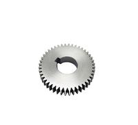 Maquinaria industrial Engranaje de piñón 1,25 troquel 44T 45T 46T 49T tipo A con chavetero 1,25 Mod 44 dientes 46 49 dientes Pin engranaje recto estándar de Metal de carbono duro ( Size : 21mm with ke