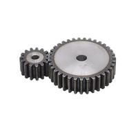 Maquinaria industrial Engranaje de piñón Engranaje recto Módulo de 2,5 M 10 - 25 dientes Acero Sin escalón Piñón cilíndrico Paso del engranaje 7,85 mm Profundidad del diente 5,625 mm ( Size : 12 Teeth