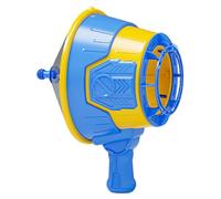 Máquinas automáticas de Burbujas para niños, Paquete de 2 soluciones de Burbujas concentradas Incluidas, Juguete de cañón de Aire sin batería, máquina y Pistola para niños - Azul