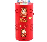 Máquinas de Burbujas - Decoración del Año del Caballo con 15 Agujeros y Luz | Máquina de Burbujas Eléctrica Recargable - para Fiestas Infantiles Juego Exterior Jardín y Baño de Niños