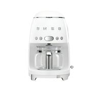 Smeg DCF02WHEU - Cafetera de goteo 50 Style en color Blanco para 1,4 litros