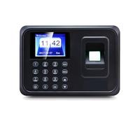 Máquinas de fichaje para pequeñas Empresas, De máquina biométrica de Asistencia con Huellas Dactilares, Teclado for empleados, Reloj de Tiempo eléctrico, grabadora de Datos USB(A01 Attendance)