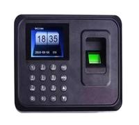 Máquinas de fichaje para pequeñas Empresas, Máquina de Asistencia biométrica con Huella Dactilar, USB, LCD TFT de 2,8", 5 V CC/1 A, Reloj de Control de Asistencia