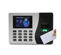 Máquinas de fichaje para pequeñas Empresas, Reloj de Asistencia Registrador de Tiempo Biométrico Huella Dactilar Máquina de Control de Tiempo de Asistencia(K14 N ID)