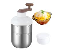 Máquinas De Hielo Raspado,Triturador Manual De Manivela,Fabricante De Conos De Nieve Para Cócteles De Acero Inoxidable | Para Hogar Cocina Picnics Al Aire Libre Cócteles Bebidas