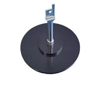 Máquinas de sierra para bricolaje, adaptador de copa Sawzall, conector UVC apto para sierras alternantes, herramientas adaptadoras M, superficie lisa de aluminio, 10 cm (negro)