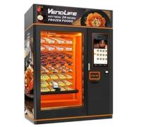 Máquinas expendedoras de pizza, máquinas expendedoras inteligentes de autoservicio con pantalla táctil para escuelas y centros comerciales, pon pizza caliente al alcance de tu mano, lo que las