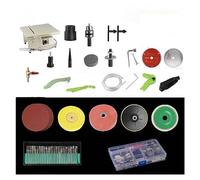 Máquinas Pulidoras, 1380 W joyería piedra roca carpintería tallado pulidor torno pulido máquina cortadora conjunto amoladora eléctrica herramientas Kit