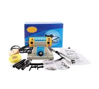 Máquinas Pulidoras, Mini sierra de mesa de 350W, multifuncional, for carpintería, 10000RPM, joyería de gemas, pulidora de roca, máquina de corte, amoladora de torno de banco(Plug(1typeC-1USB))