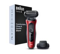 Maquinilla de Afeitar BRAUN SHAVER S6 61-R1200 S RED
