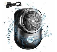 Maquinilla de afeitar eléctrica de viaje,Afeitadora sin dolor de aseo profesional - Afeitadora de bolsillo portátil, afeitadora de precisión, afeitadora de lámina de viaje lavable, recortadora