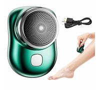 Maquinilla de Afeitar eléctrica de Viaje,Maquinilla de Afeitar Lavable sin Dolor - Afeitadora portátil Recargable, maquinilla de Afeitar para Hombres, Barba Corta, Afeitado, Recorte, Aseo